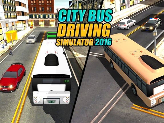 Real Modern city Bus driving simulator 3d 2016 - transport passengers through real city traffic screenshot