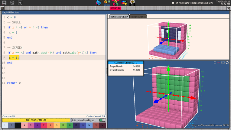 Replicube screenshot