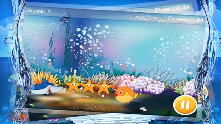 Shark Jump - Shark Run and Dash Eat Starfish Explorer and Adventure Fun Game Image