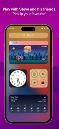 Steve | Widget Dinosaur Game screenshot