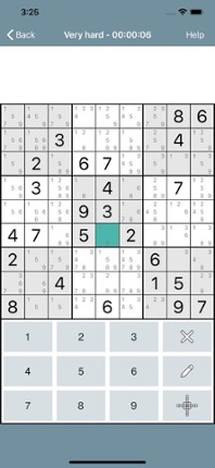 Sudoku classic. screenshot