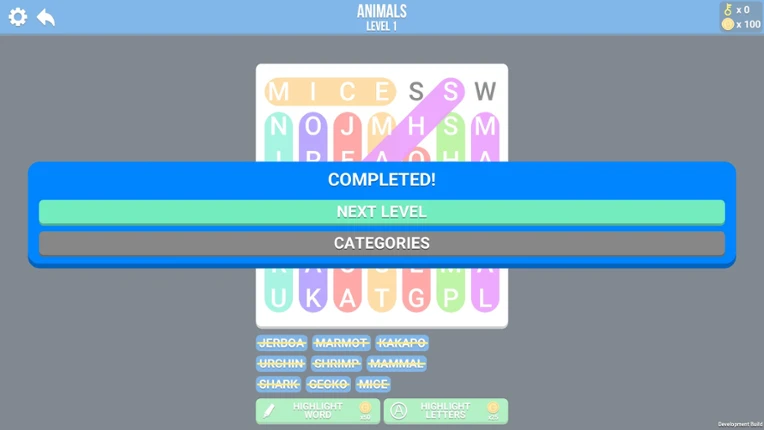 Word Search Brain Game Image
