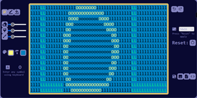 ASCII Paint screenshot