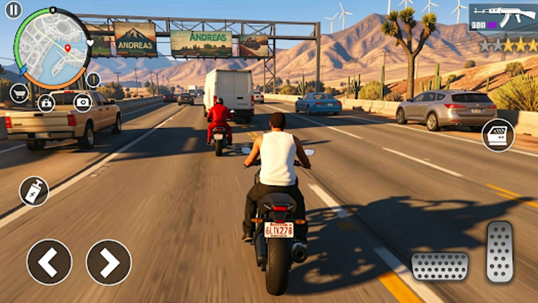 Grand Crime Town Gangster 3D Image