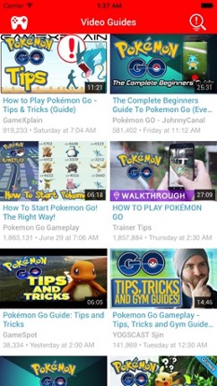 Game Guide for Pokémon GO - All Level Video Guide to catch Pokemon Image