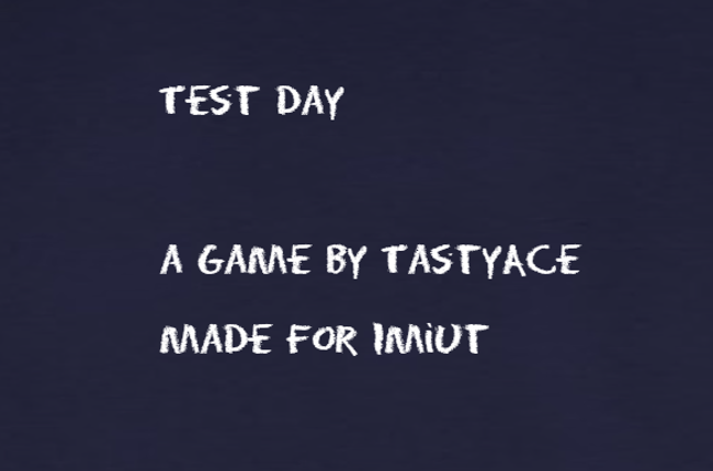 Test Day Game Cover