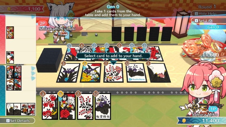 Hololive Holo's Hanafuda screenshot