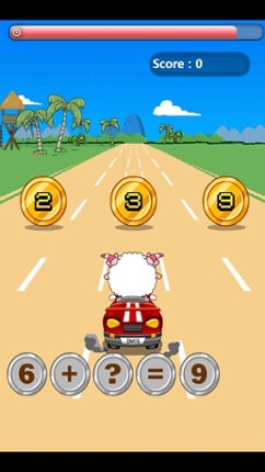 Kindergarten  123 practice-Math car screenshot