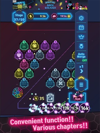 Neon Merge Defense Image