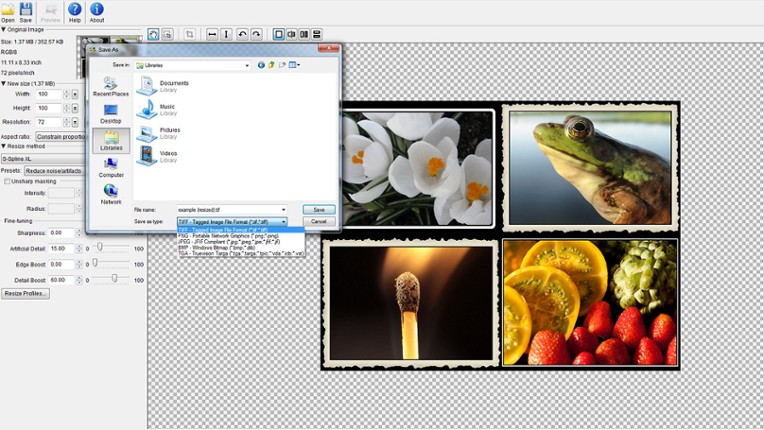 PhotoZoom Classic 6 screenshot
