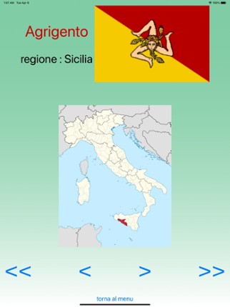 Regioni e provincie d'Italia screenshot