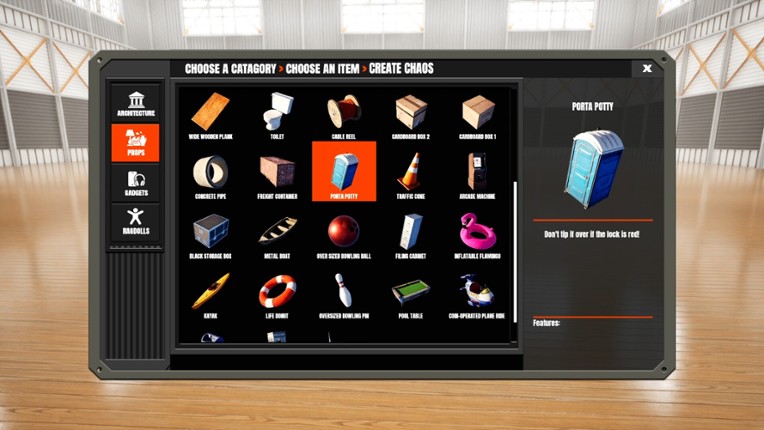 RMF's Ragdoll Physics Experiments screenshot