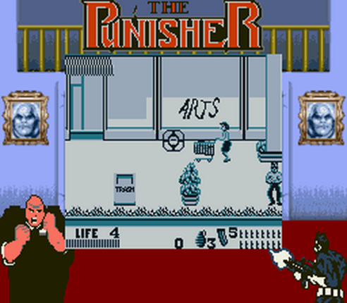 The Punisher (惩罚者) – The Ultimate Payback! (漫威制裁者) SGB Enhanced (Super Game Boy) screenshot