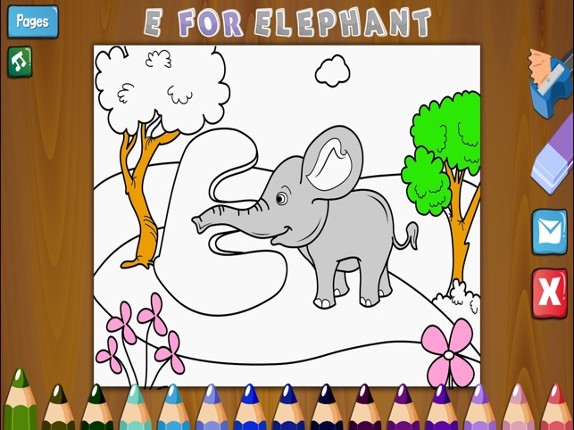 ABC 123 Kids Coloring Book - Alphabet &amp; Numbers screenshot