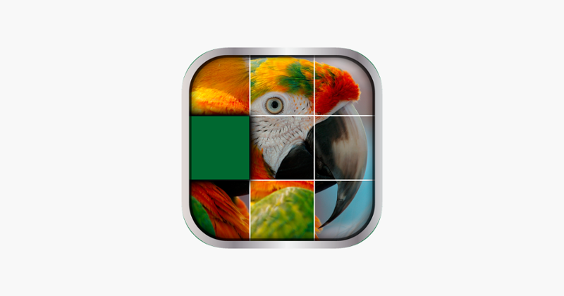 Animals Sliding Puzzle Game – Move and Match Pieces to Put Together Cute Pets Photos Image