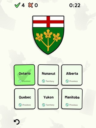 Canadian Provinces &amp; Ter. Quiz screenshot