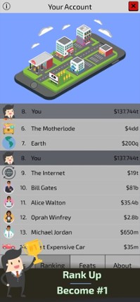 Clicker Business Tycoon screenshot