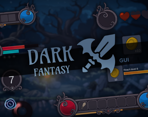 Games like Dark Fantasy GUI