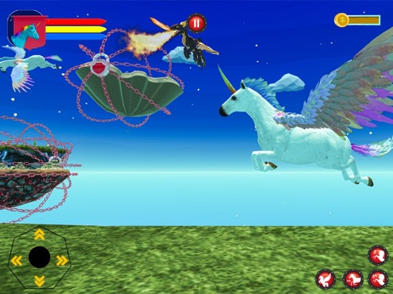 Flying Unicorn Pegasus Horse screenshot
