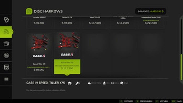 FS25 K-line Powerflex Speed-tiller screenshot