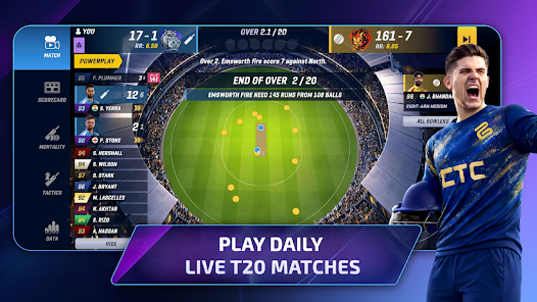 Cricket Team Coach 26 screenshot