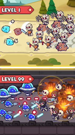 Slime Warrior: Age of War screenshot