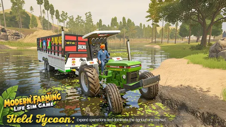 Modern Farming Life Sim Game screenshot