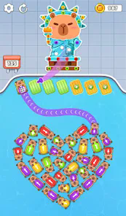 Capybara Mania: Sorting Puzzle screenshot