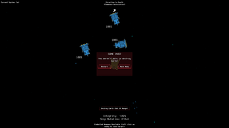 Destroy Earth - Ludum Dare 33 Jam Game Image