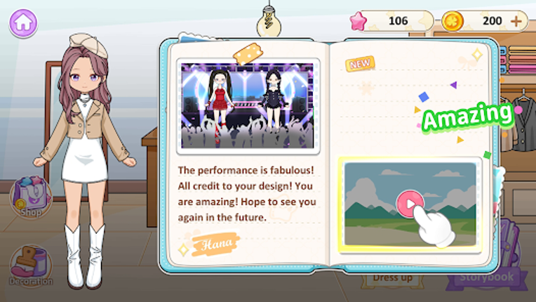 Sweet Paper Doll: DIY Dress up screenshot