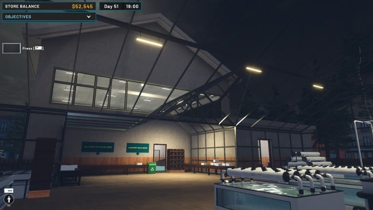 Hydroponics Farm & Store Simulator screenshot