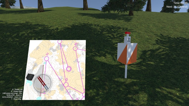 Infinite Orienteering: The Hiker's Path screenshot