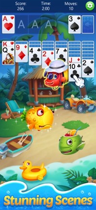 Solitaire Klondike Fish screenshot