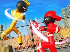 Stickman Police VS Gangsters Street Fight Image