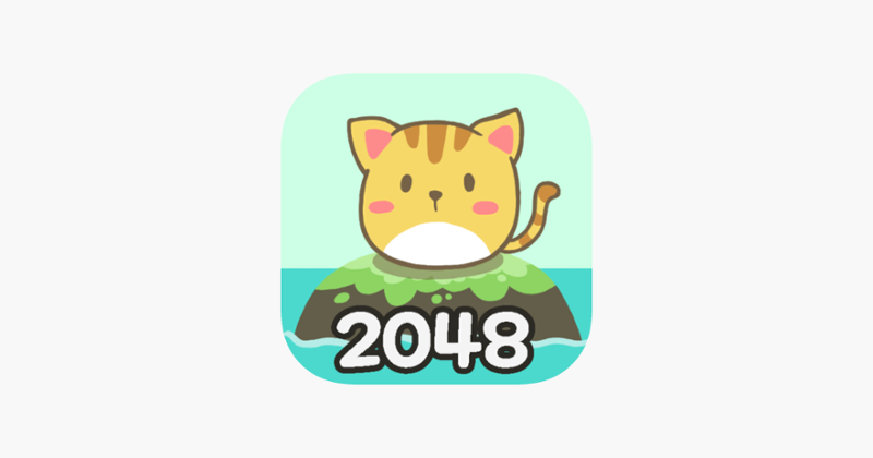 2048 Kitty Cat Island Game Cover