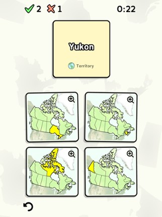 Canadian Provinces &amp; Ter. Quiz screenshot