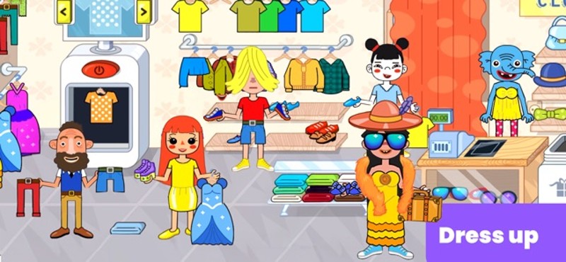 City Store Mall Games for Kids Image
