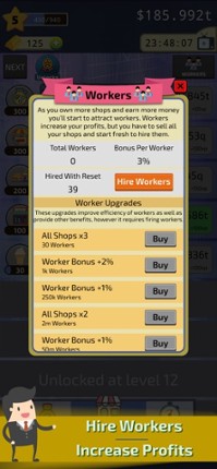 Clicker Business Tycoon screenshot