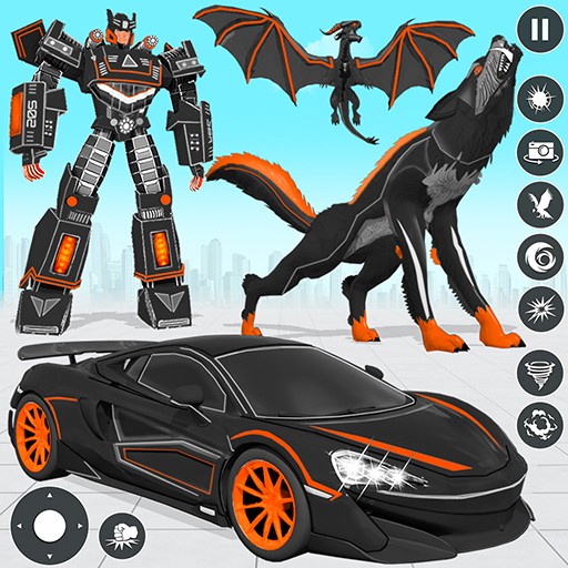 Games like Wolf Robot Car Transform Game
