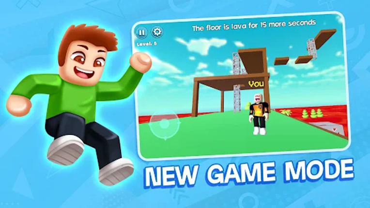 Obby Block World: Lava Fall screenshot