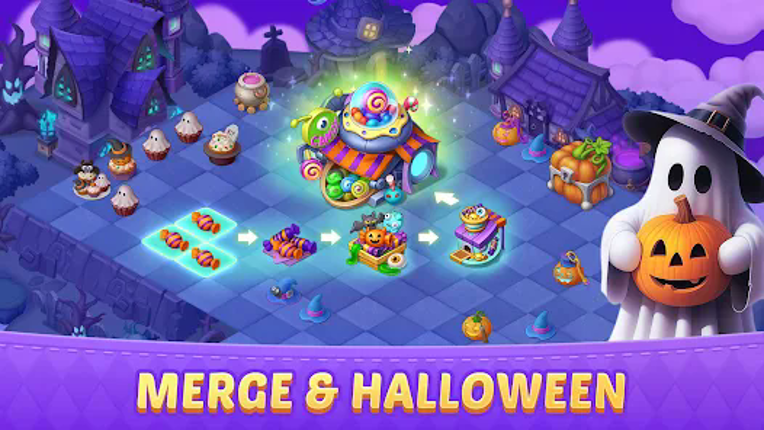 Merge Witches-Match Puzzles screenshot