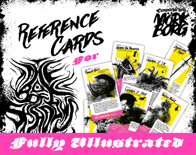 Games like The Box of Shadows - Reference Cards & VTT Assets