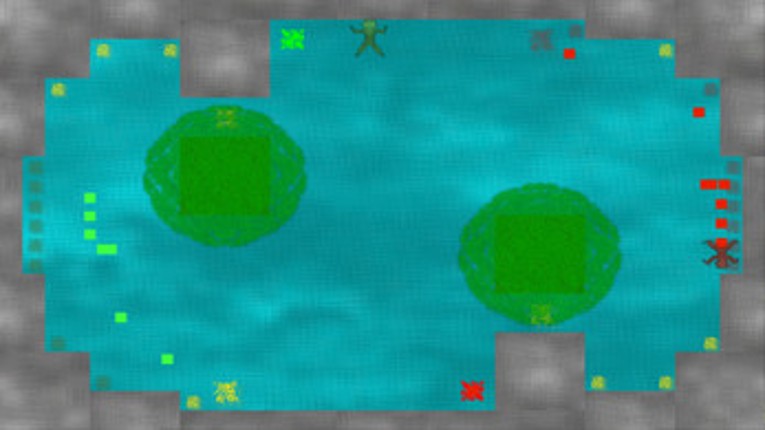Too Toxic Frogs - Two Player Split-Screen Game Image