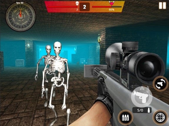 Gun War Skeletons: Shooting screenshot