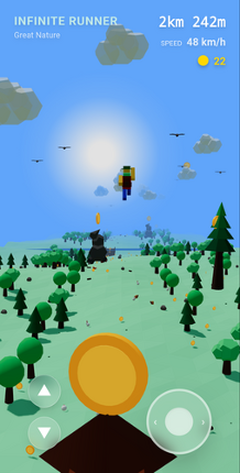 Infinite Runner: Great Nature Image