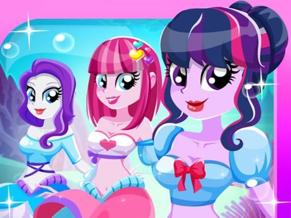 My Little Pony Equestria Girls dress up Game Cover