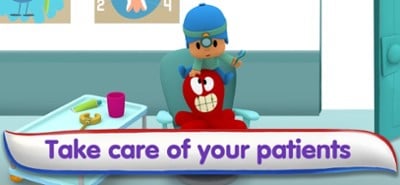 Pocoyo Dentist Care: Teeth Sim Image