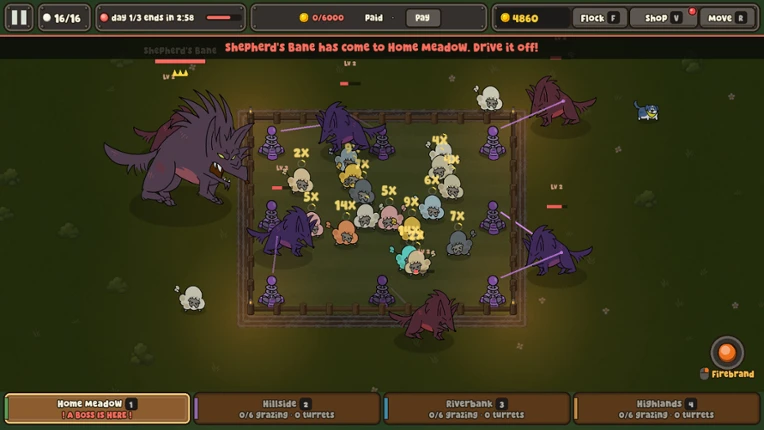 Sheepfold Defence screenshot