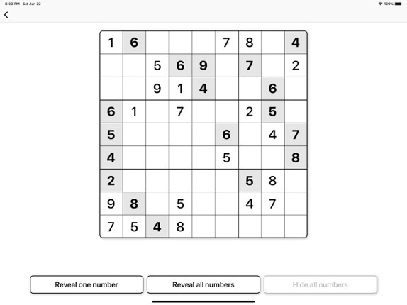 Solve your Sudoku screenshot