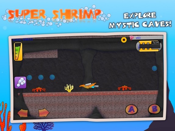 Super Shrimp: Ocean Platformer Image